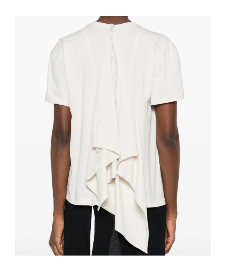 Ann Demeulemeester Crew Neck T-shirt In White