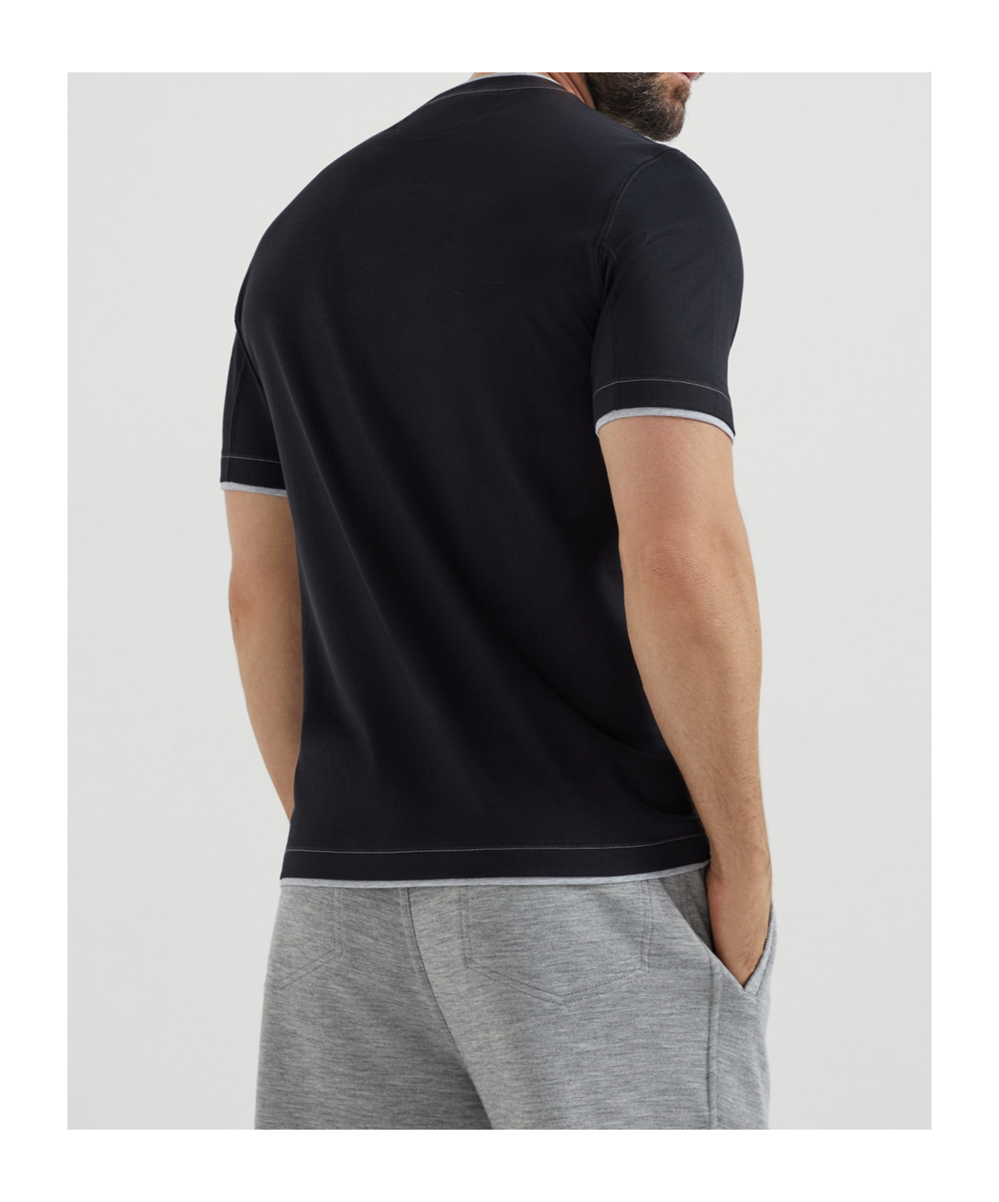 Brunello Cucinelli Slim Fit Crew-neck T-shirt In Lightweight Cotton Jersey