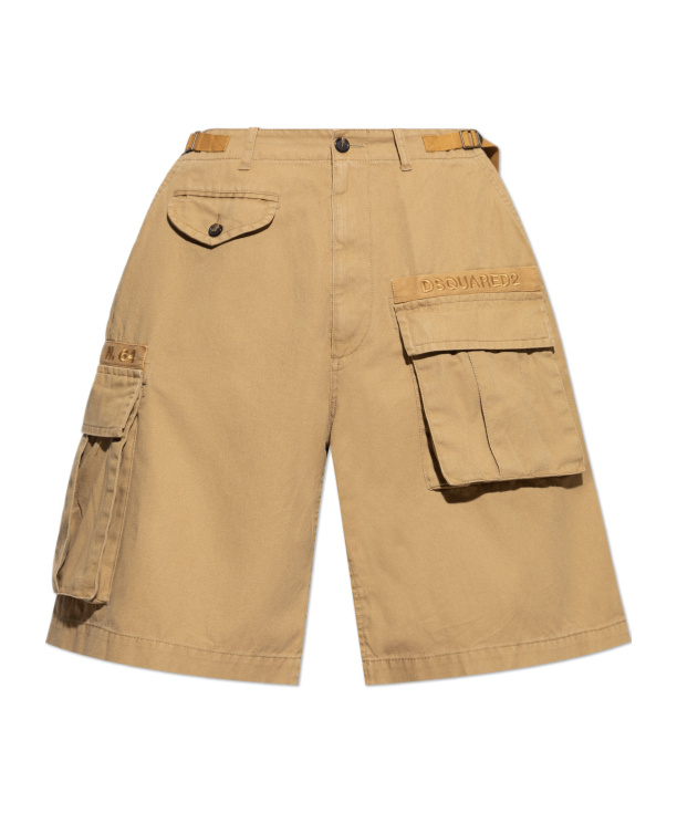 Dsquared2 Belt Loop Shorts In Brown