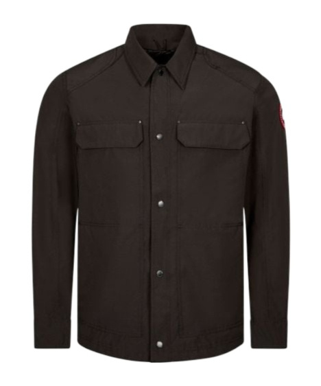Canada Goose Burnaby Chore Single-breasted Coat In Black