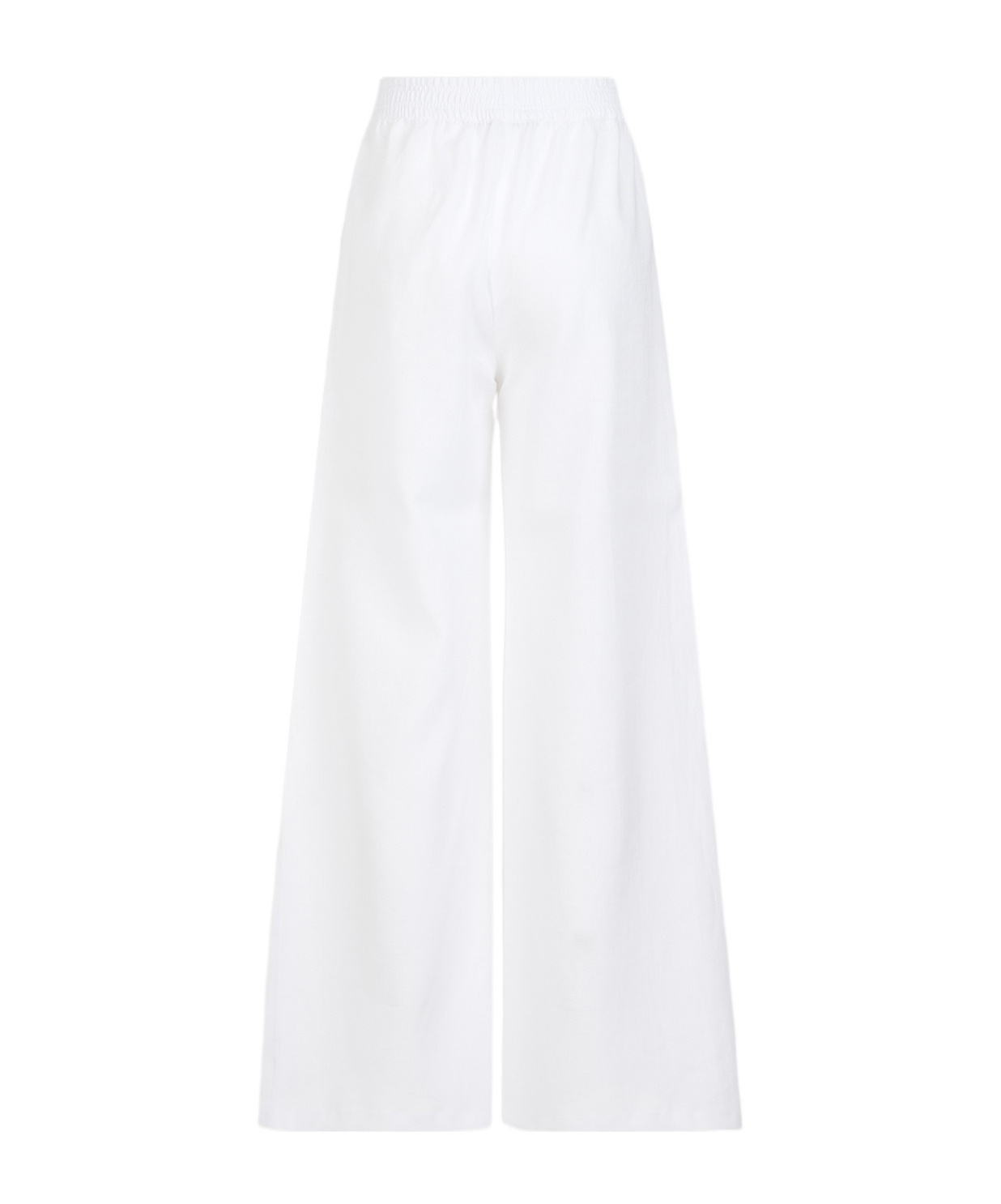 Fabiana Filippi Wide-leg Linen Trousers In White