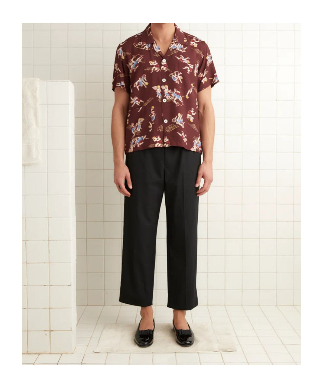 Bode Layup Shirt In Purple