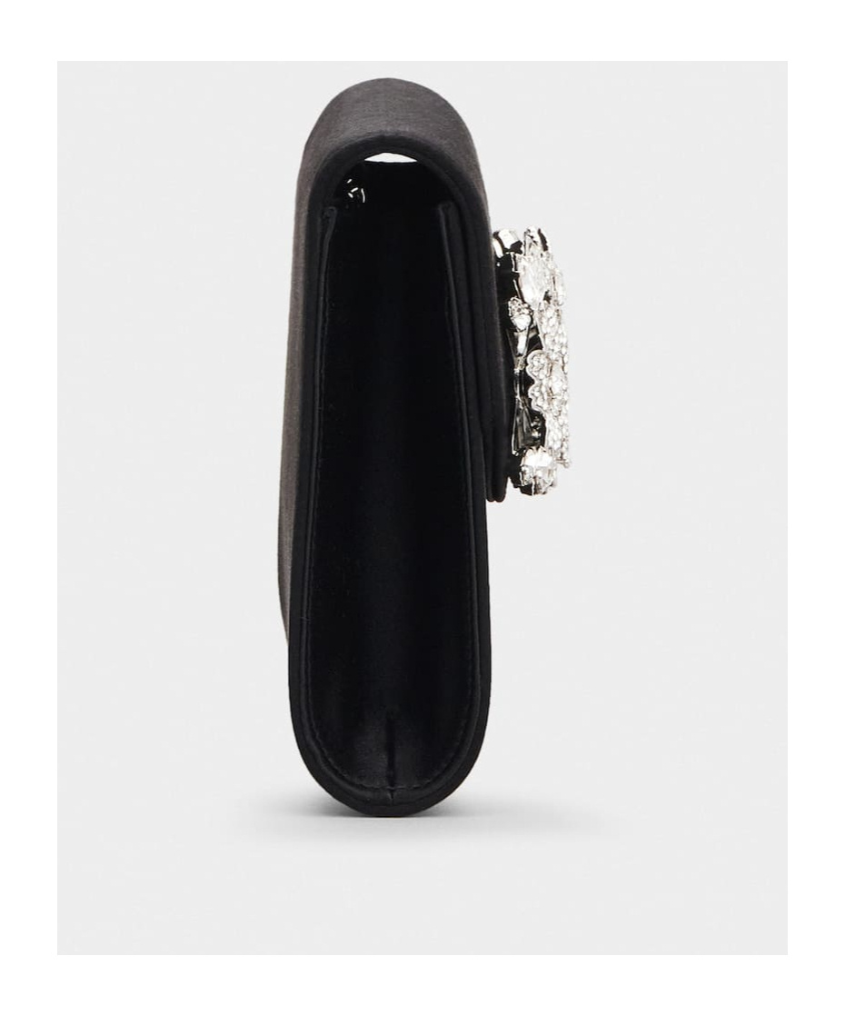 Roger Vivier Mini Bouquet Shoulder Bag In Black