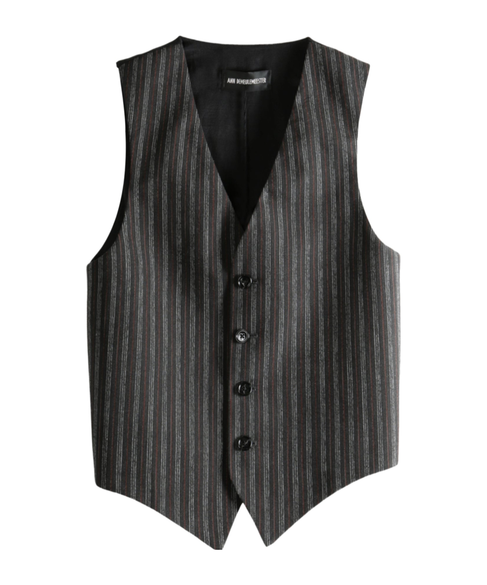 Ann Demeulemeester V-neck Vest In Black