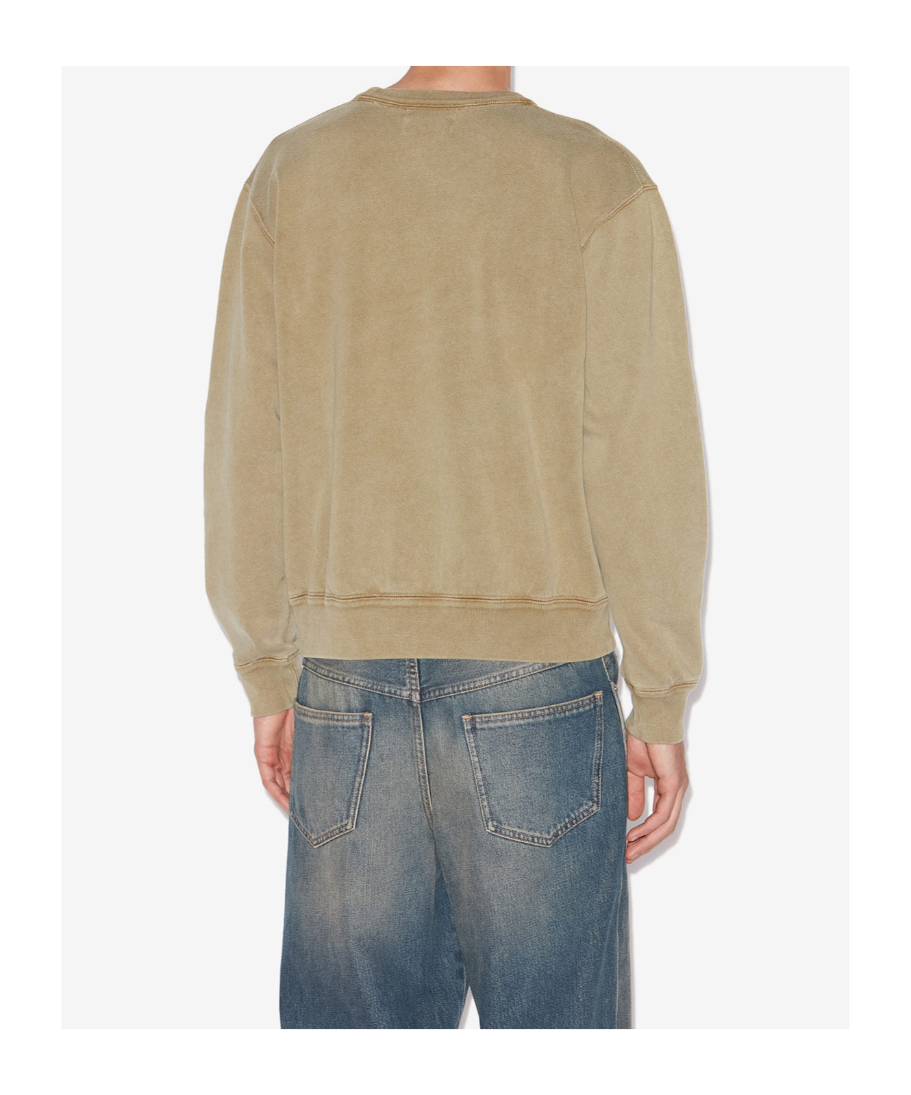 Isabel Marant Round-neck Sweater In Green