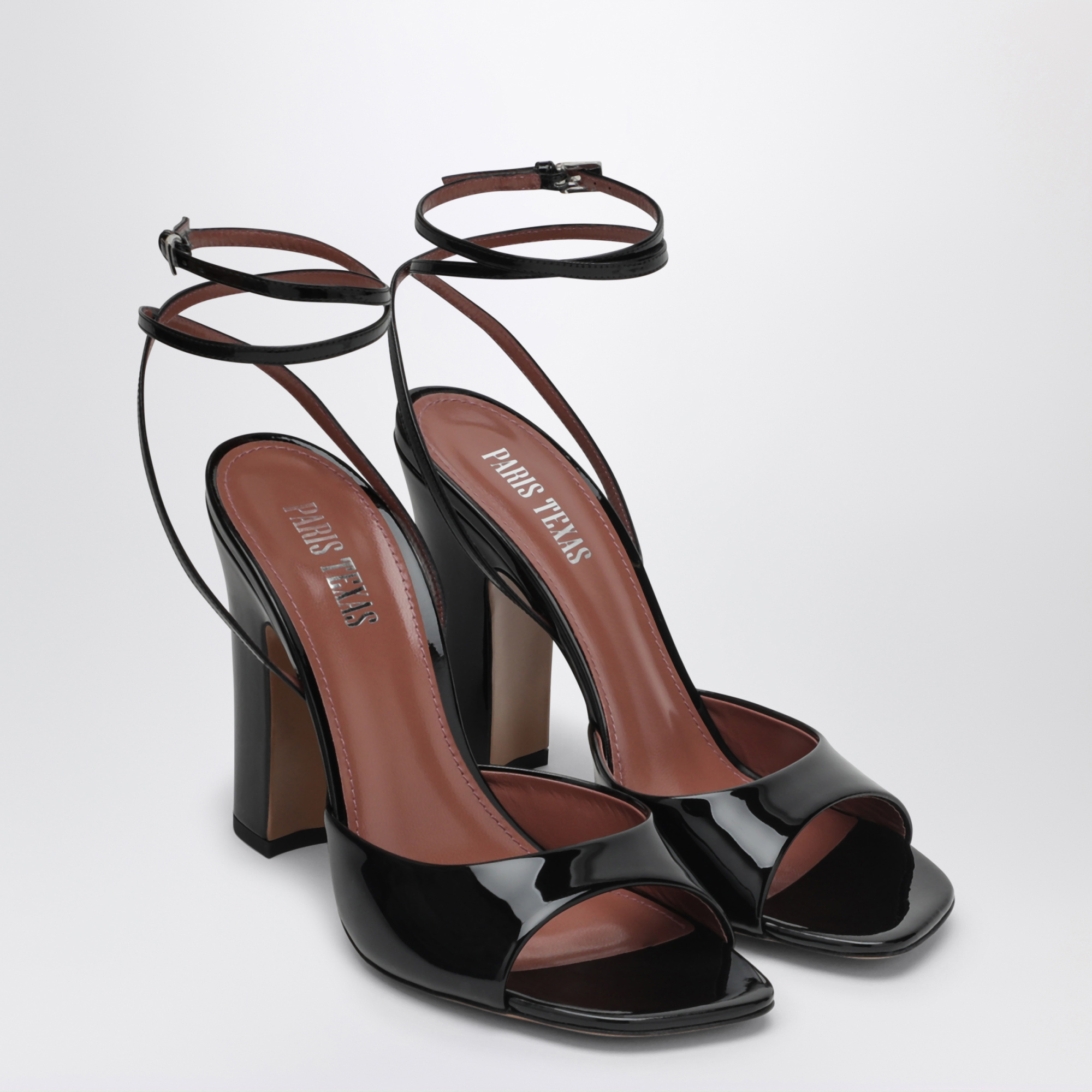 Paris Texas Woman Sandals Black Size 6 Leather In Black