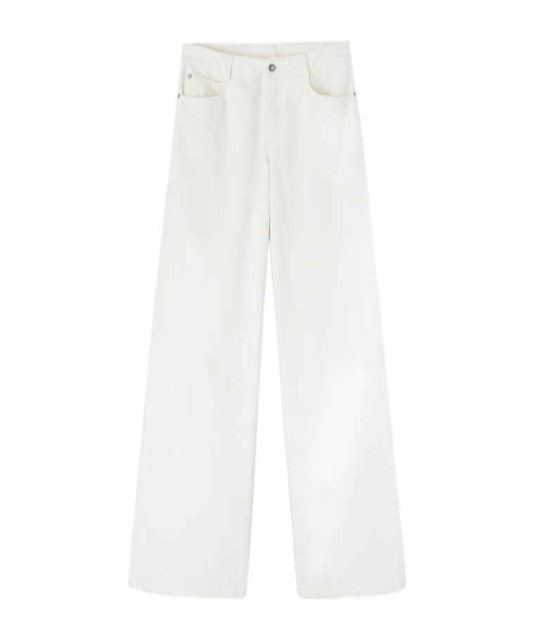 Ermanno Scervino Wide-leg Jeans In White