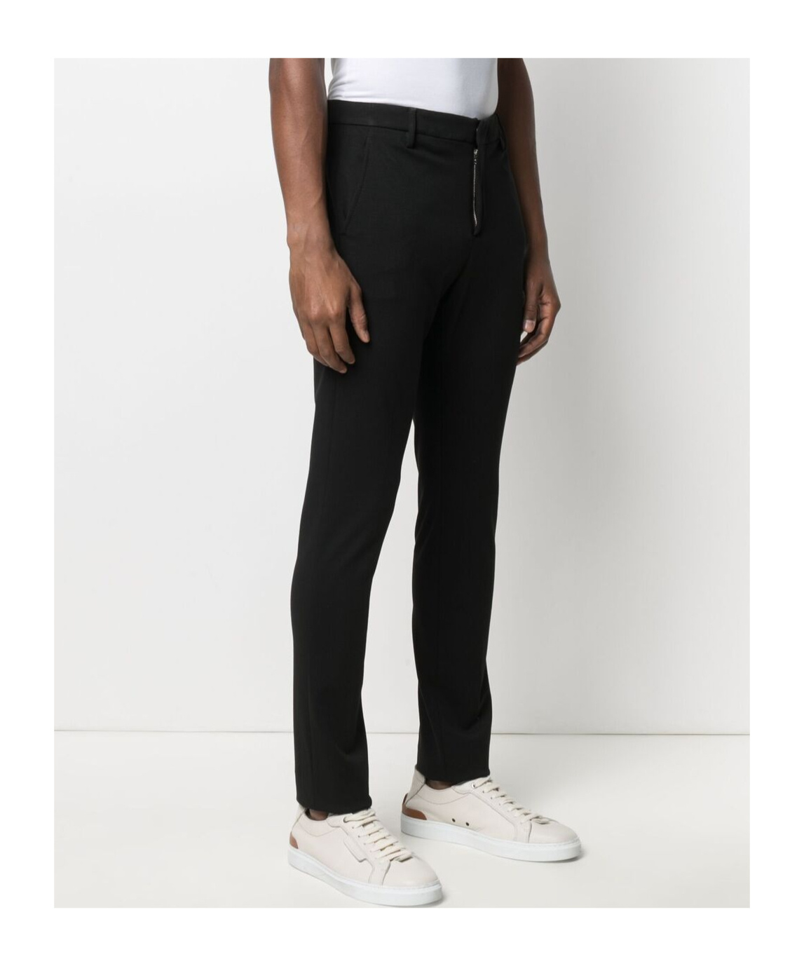 Dondup Belt Loops Slacks In Black