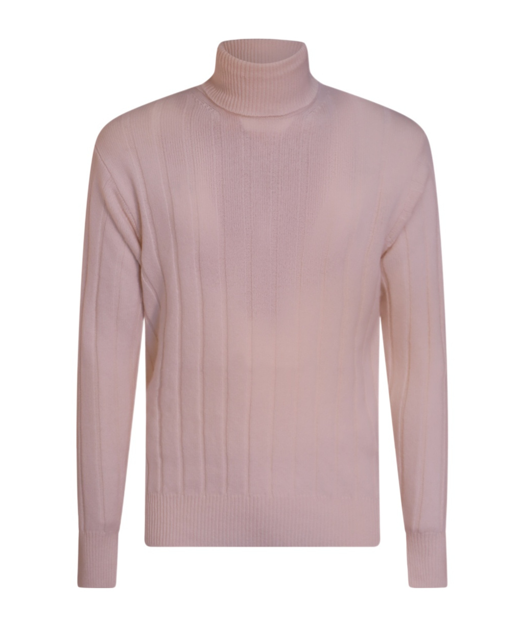 Lardini Turtleneck Sweater In Nude