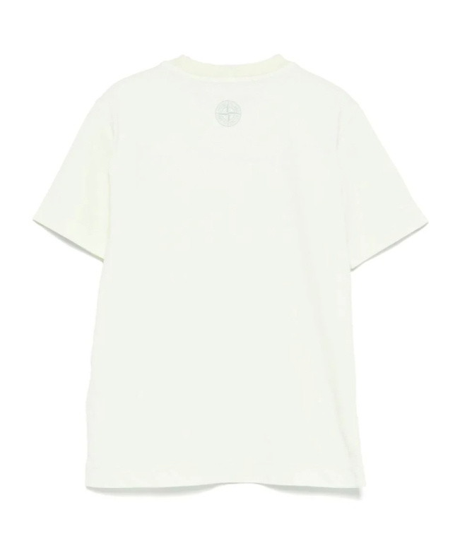 Stone Island Logo-print T-shirt In White