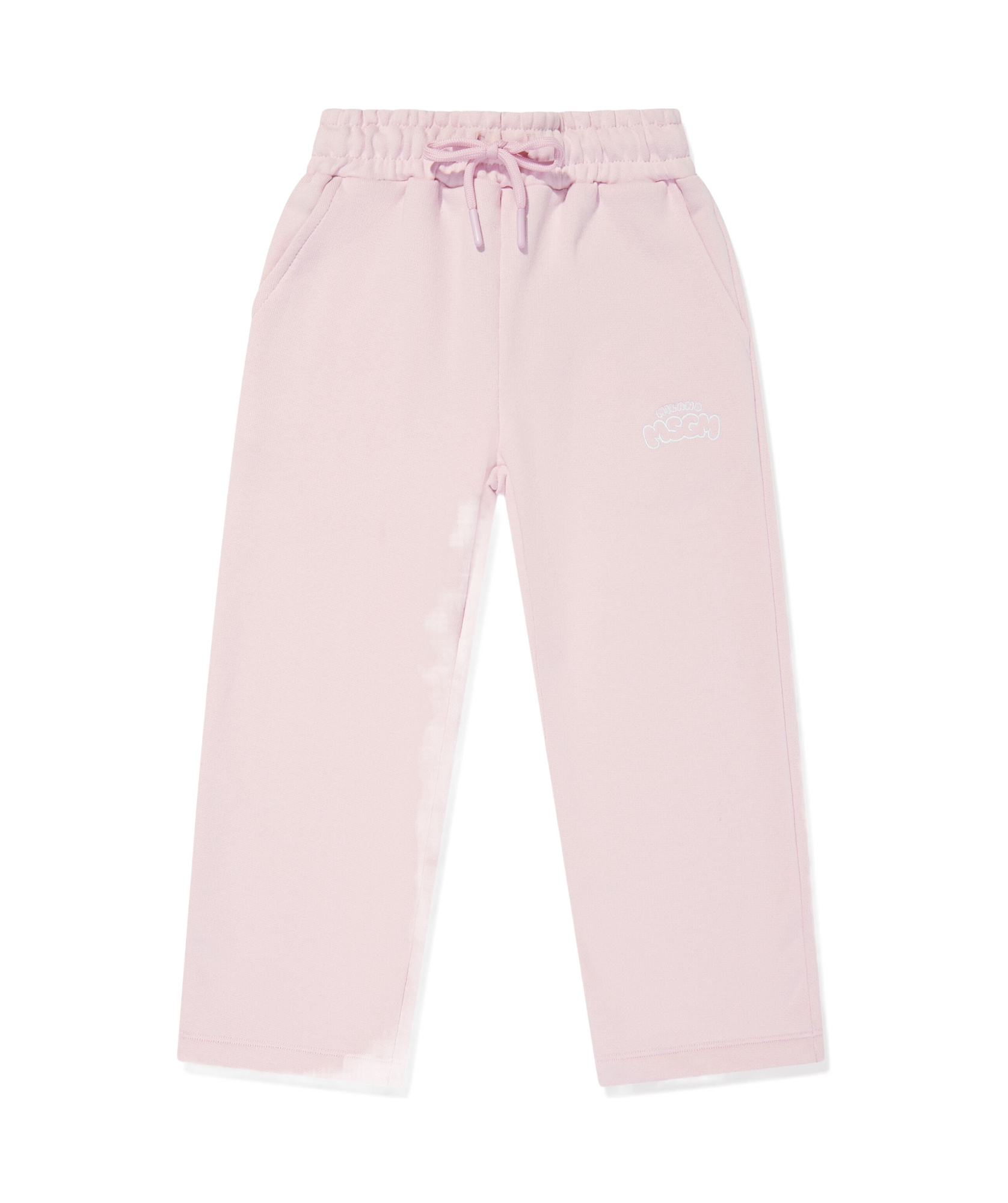 Msgm Logo-embroidered Track Pants In Pink