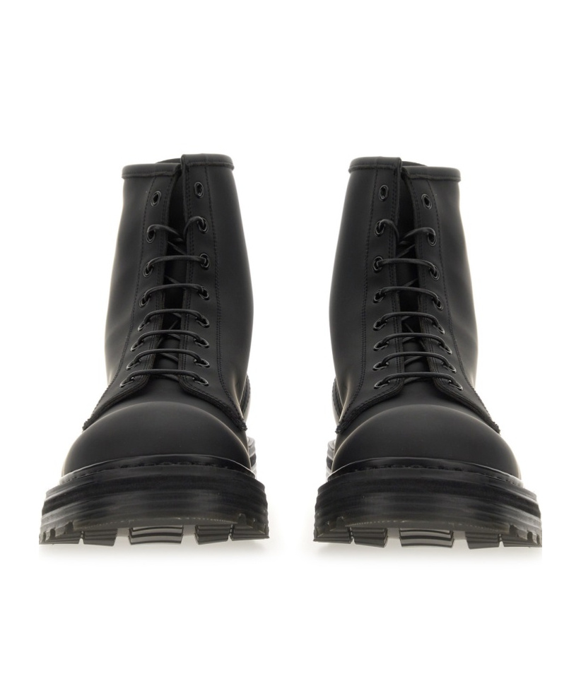 Premiata Leather Boot In Multi