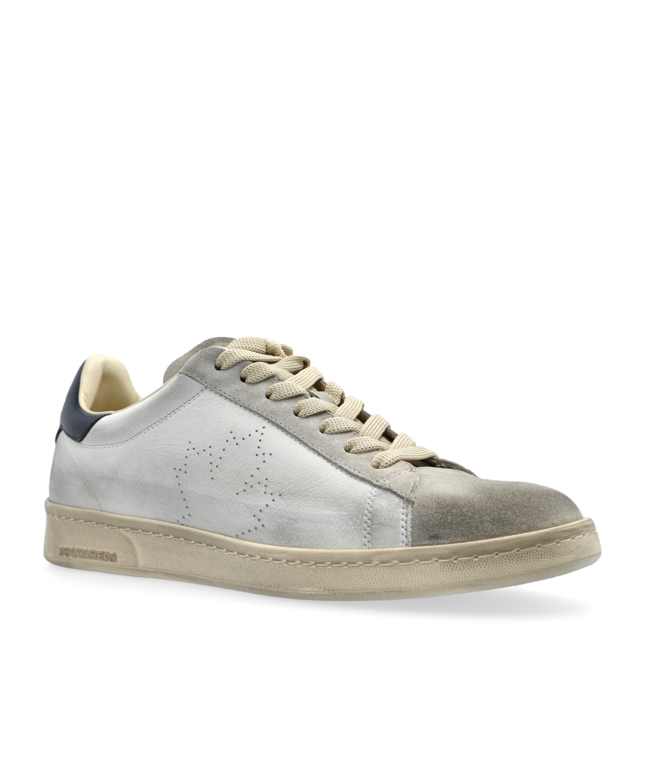 Dsquared2 Lace-up Low-cut Casual Shoes In Gray