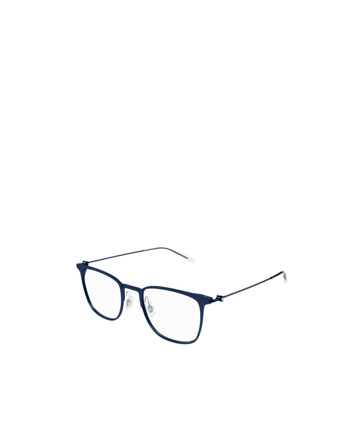 Montblanc Square-frame Glasses In Blue