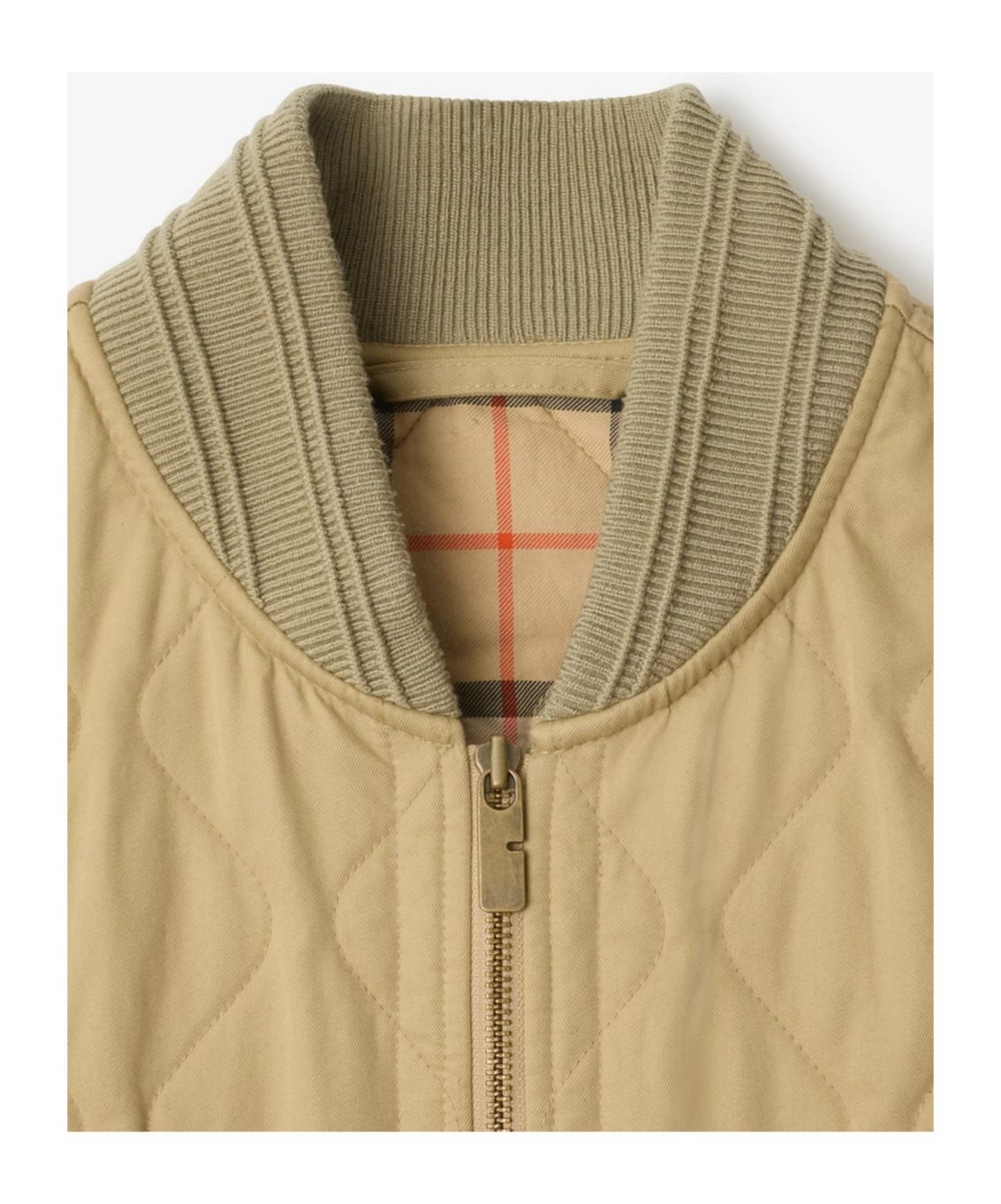 Burberry Quilted Gabardine Gilet In Neutral
