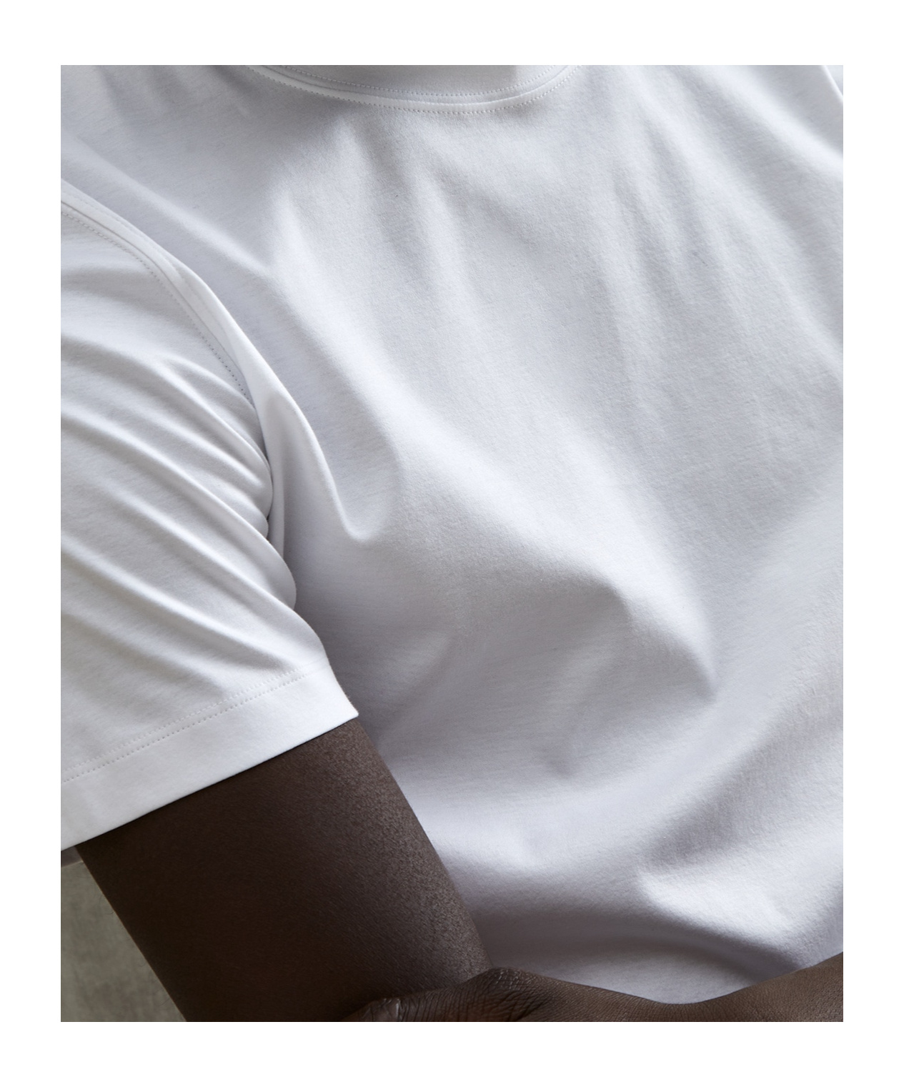 Brunello Cucinelli Crewneck Short-sleeved T-shirt In White