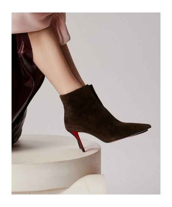 Christian Louboutin Miss Z Booty In Brown