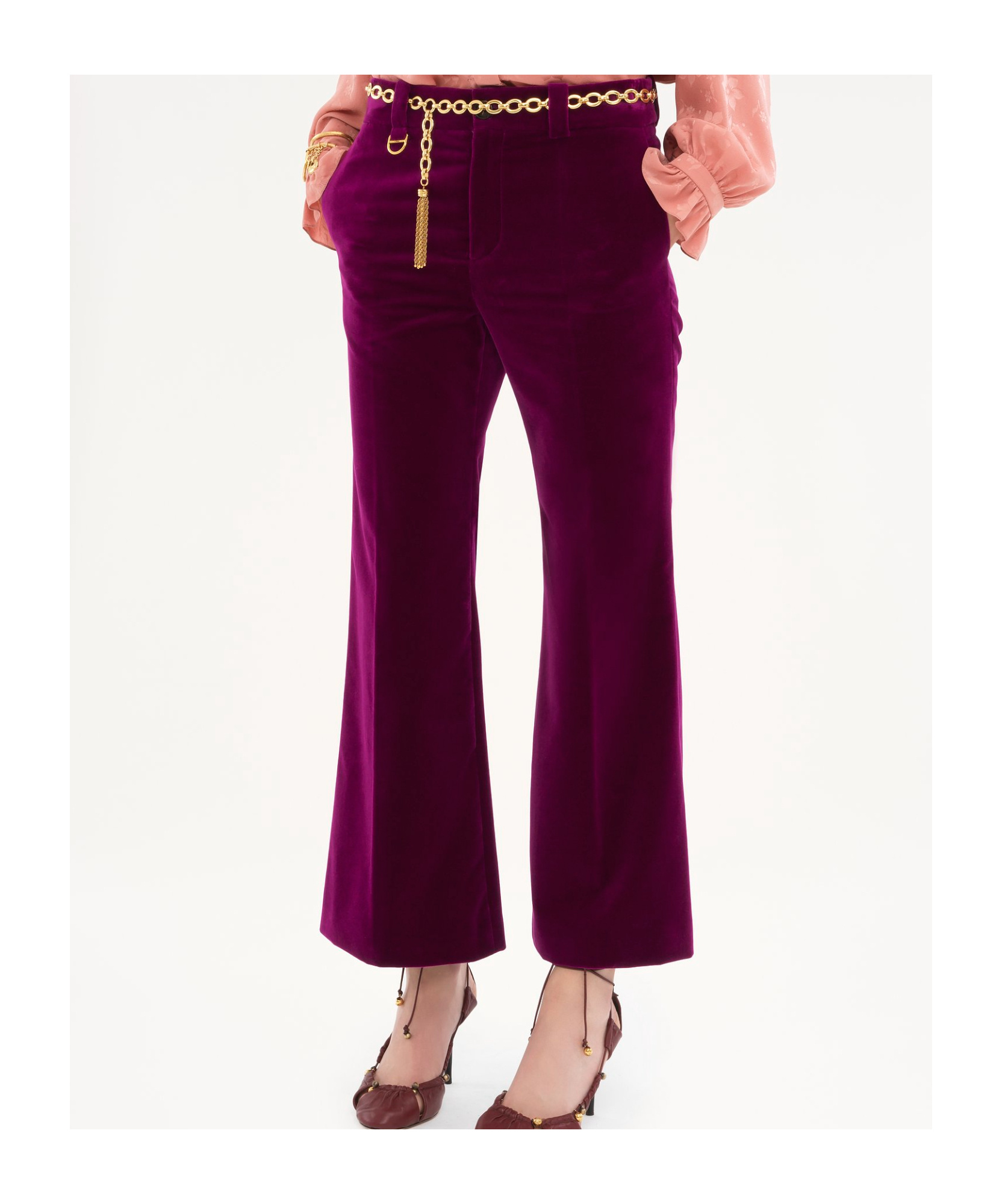 Chloé Bell Bottoms In Brown