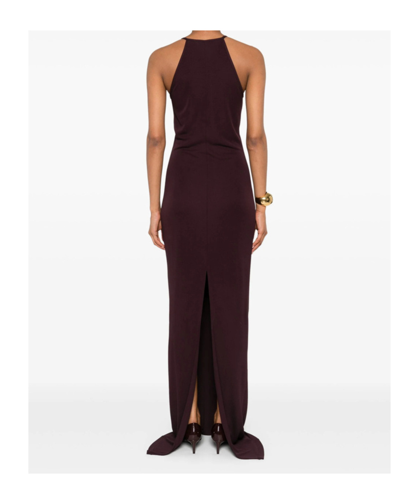 Tom Ford Halterneck Maxi Gown In Black