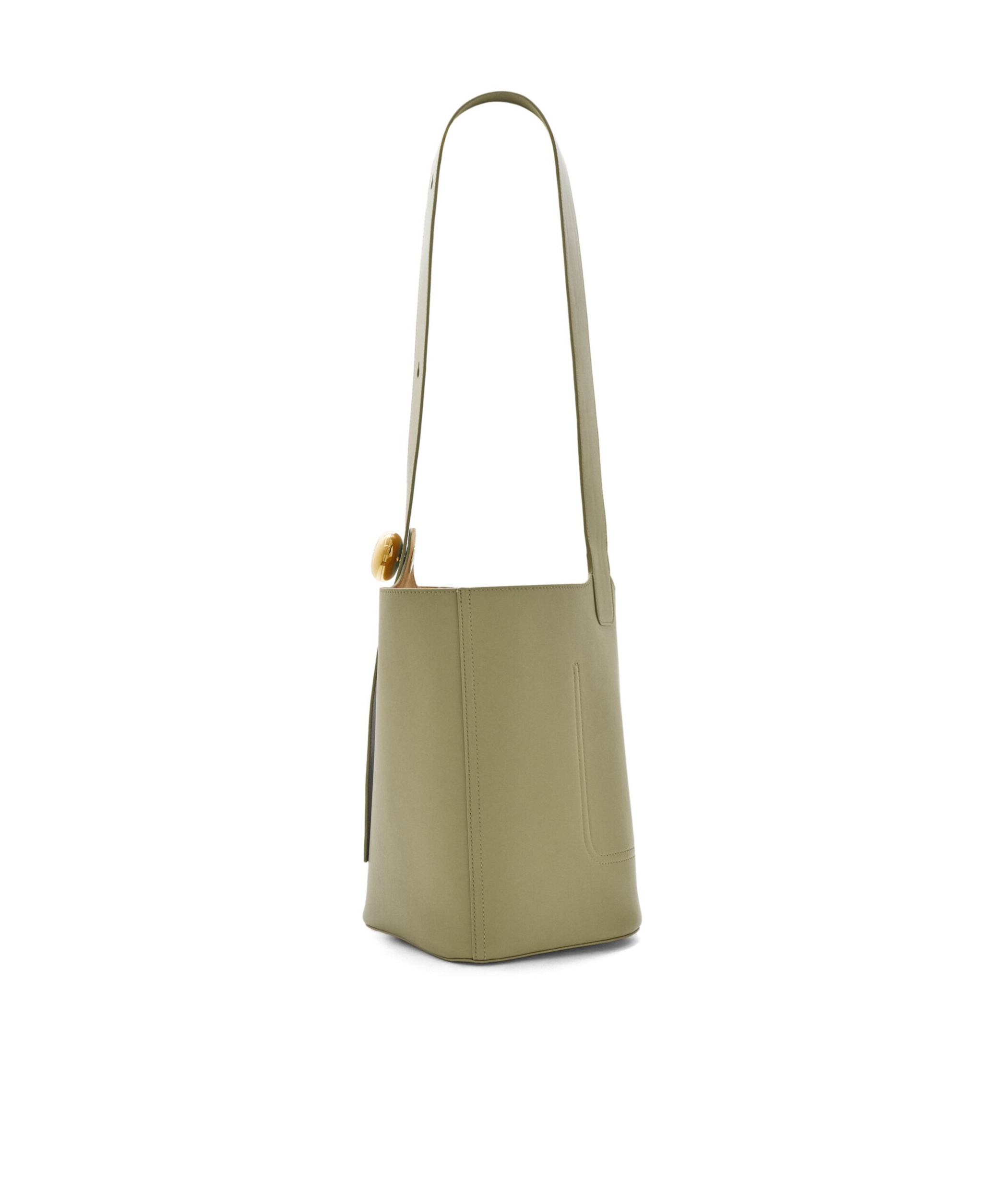 LOEWE MEDIUM PEBBLE BUCKET IN MELLOW CALFSKIN