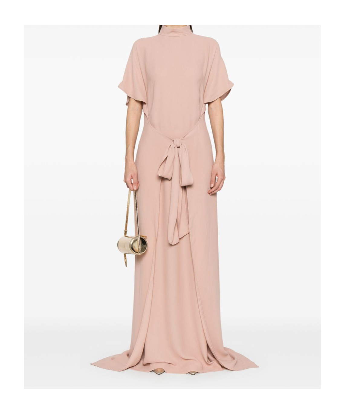 N°21 Short Sleeve Dress In Nude