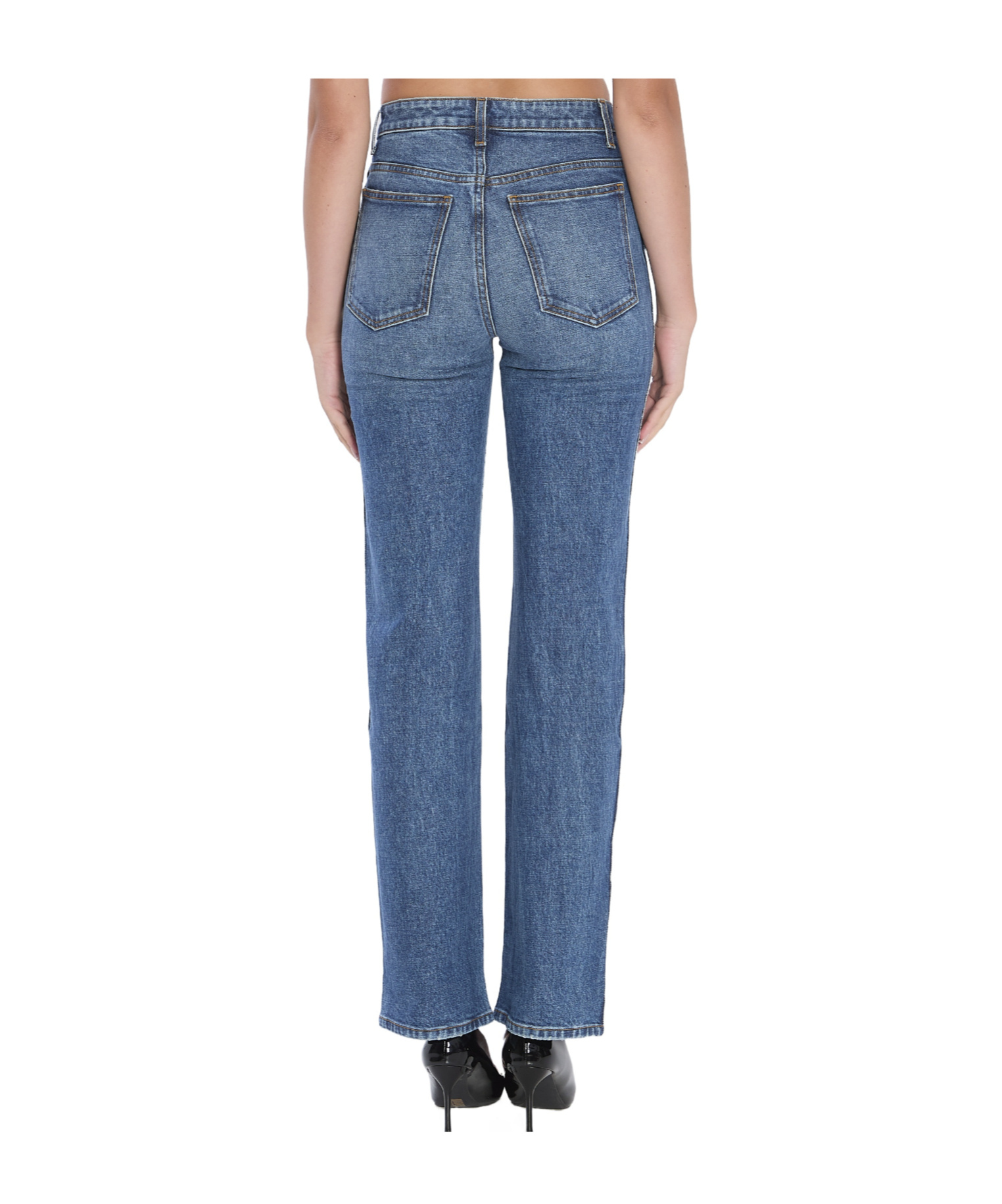Khaite Danielle Jeans In Blue