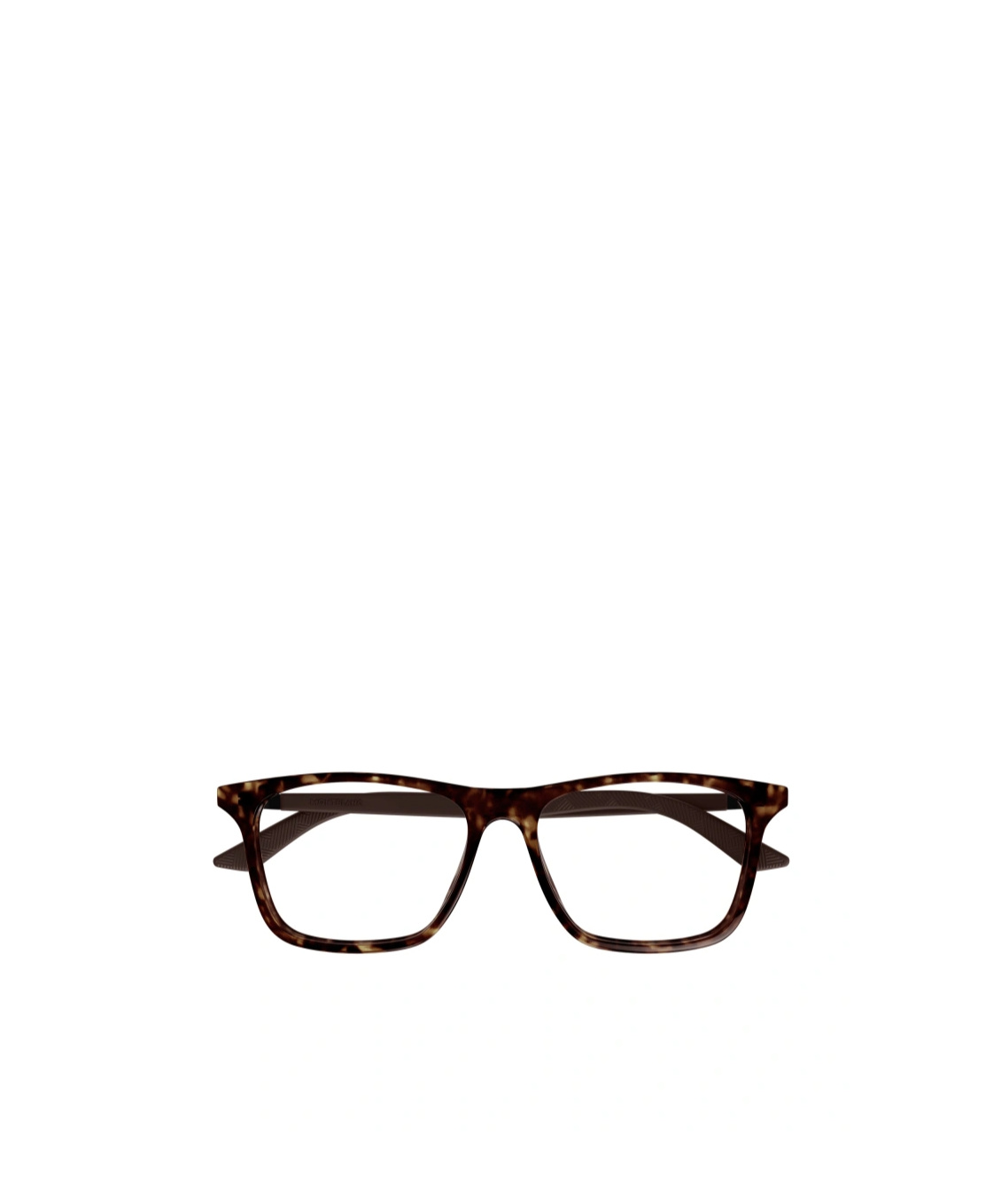 Montblanc Square-frame Glasses In Brown