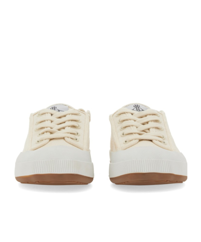 Vivienne Westwood Man Sneakers Cream Size 9 Textile Fibers In White