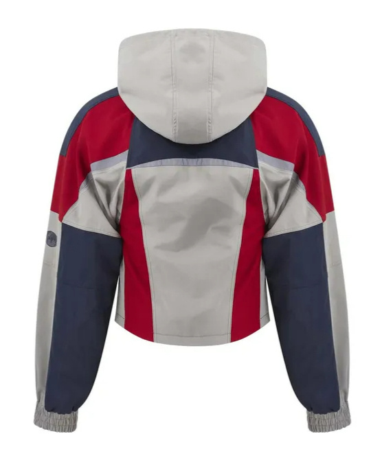 Martine Rose Shrunken Sports Jacket In Gray