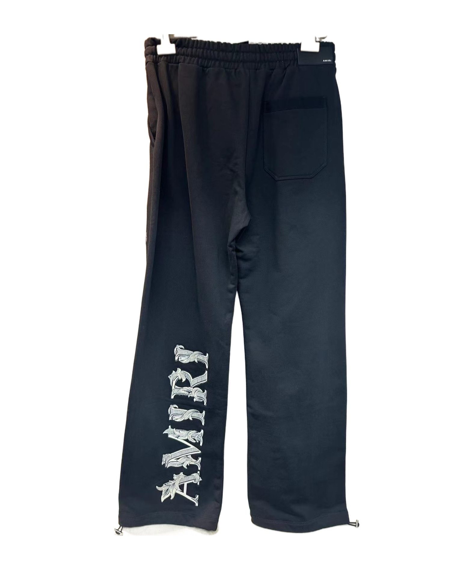 Amiri Baroque Logo Sweatpants In Black