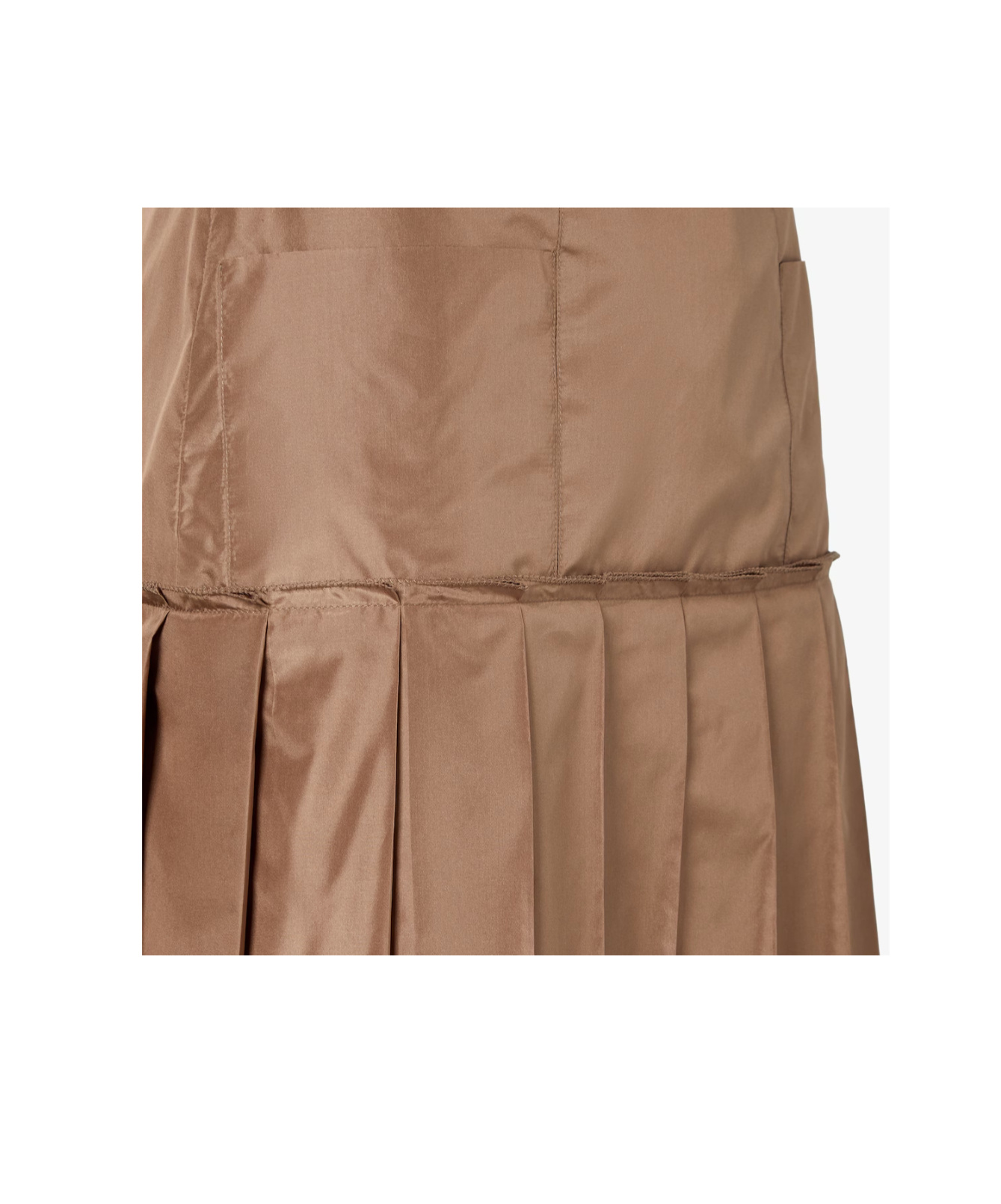 Fendi Pleated Skirt In Brown