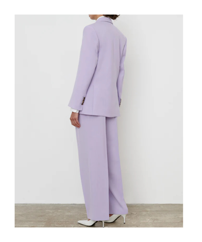 Wardrobe.nyc Double-breasted Suit Jacket In Purple