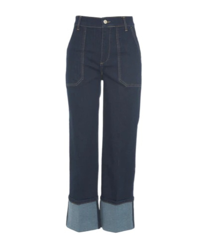 Liu •jo Flared Wrangler Jeans In Blue