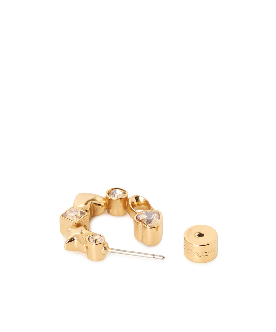 Coach Star Pendant Earrings In Yellow