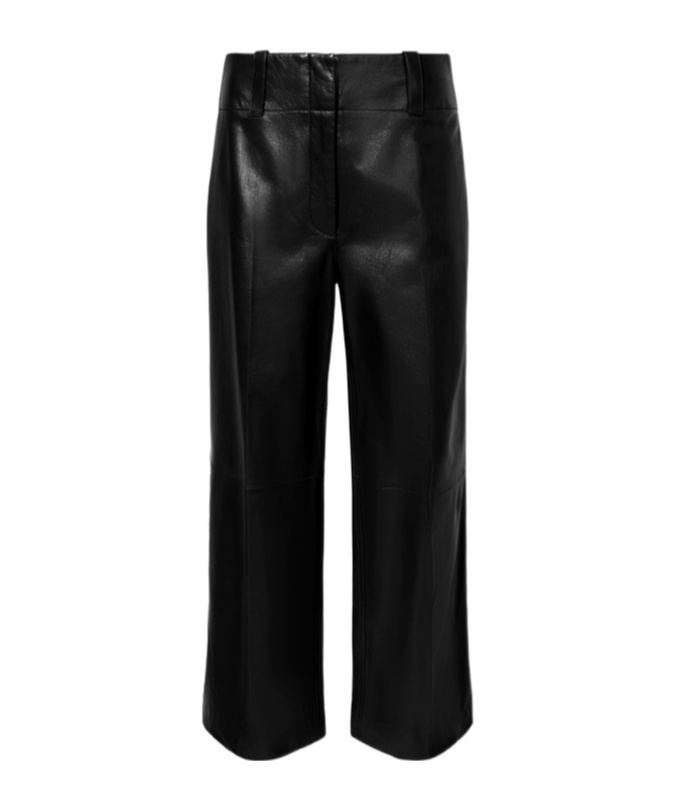 Proenza Schouler Noland Pant In Leather In Black