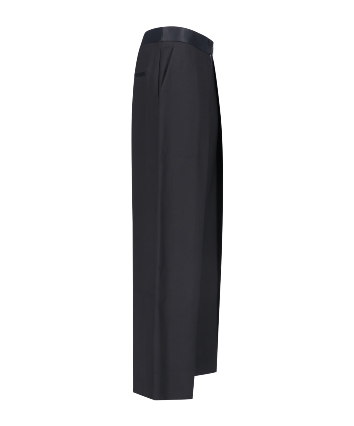 Shop Khaite Marine Trousers In Black