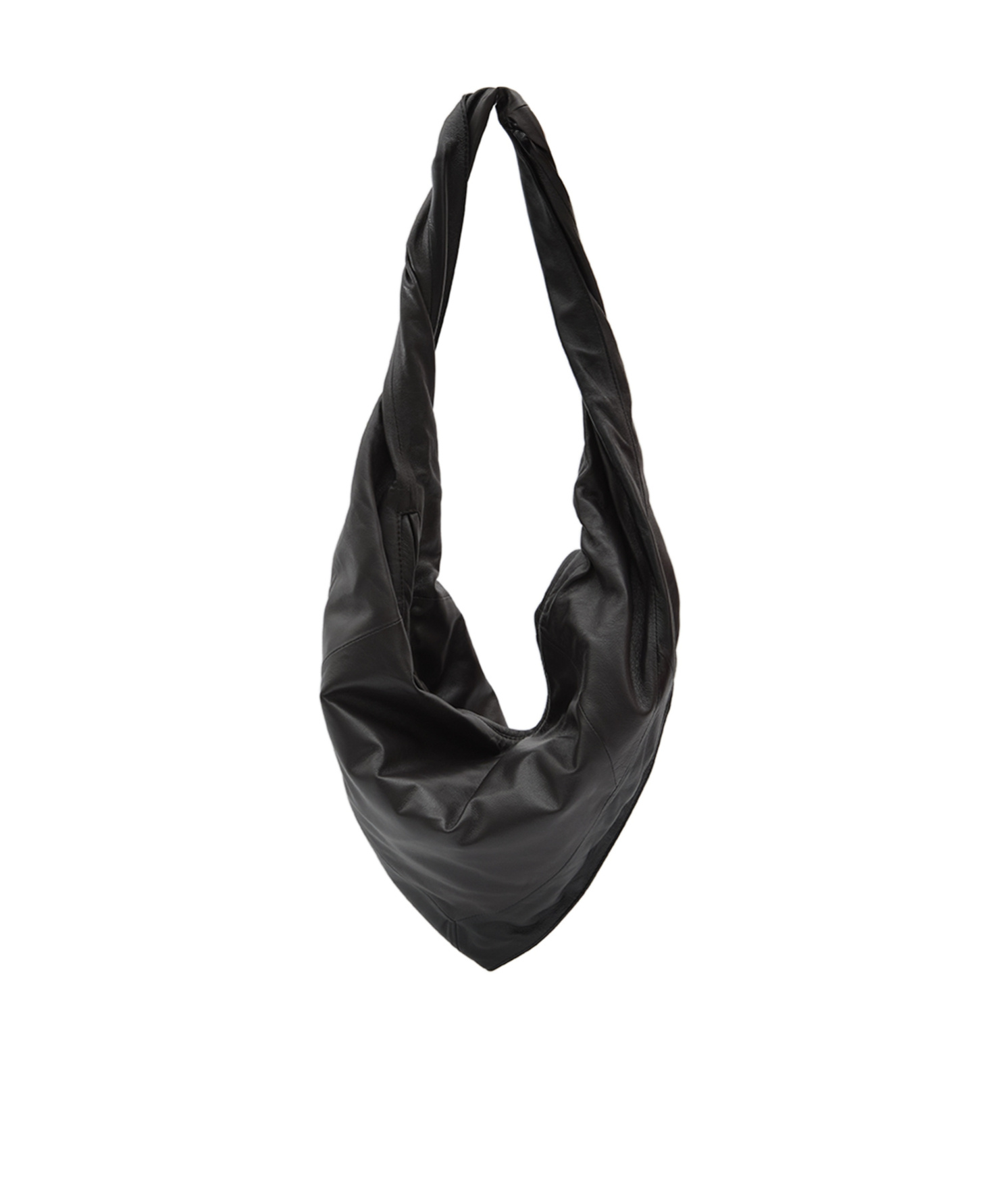 Lemaire Scarf Twisted-strap Shoulder Bag In Black