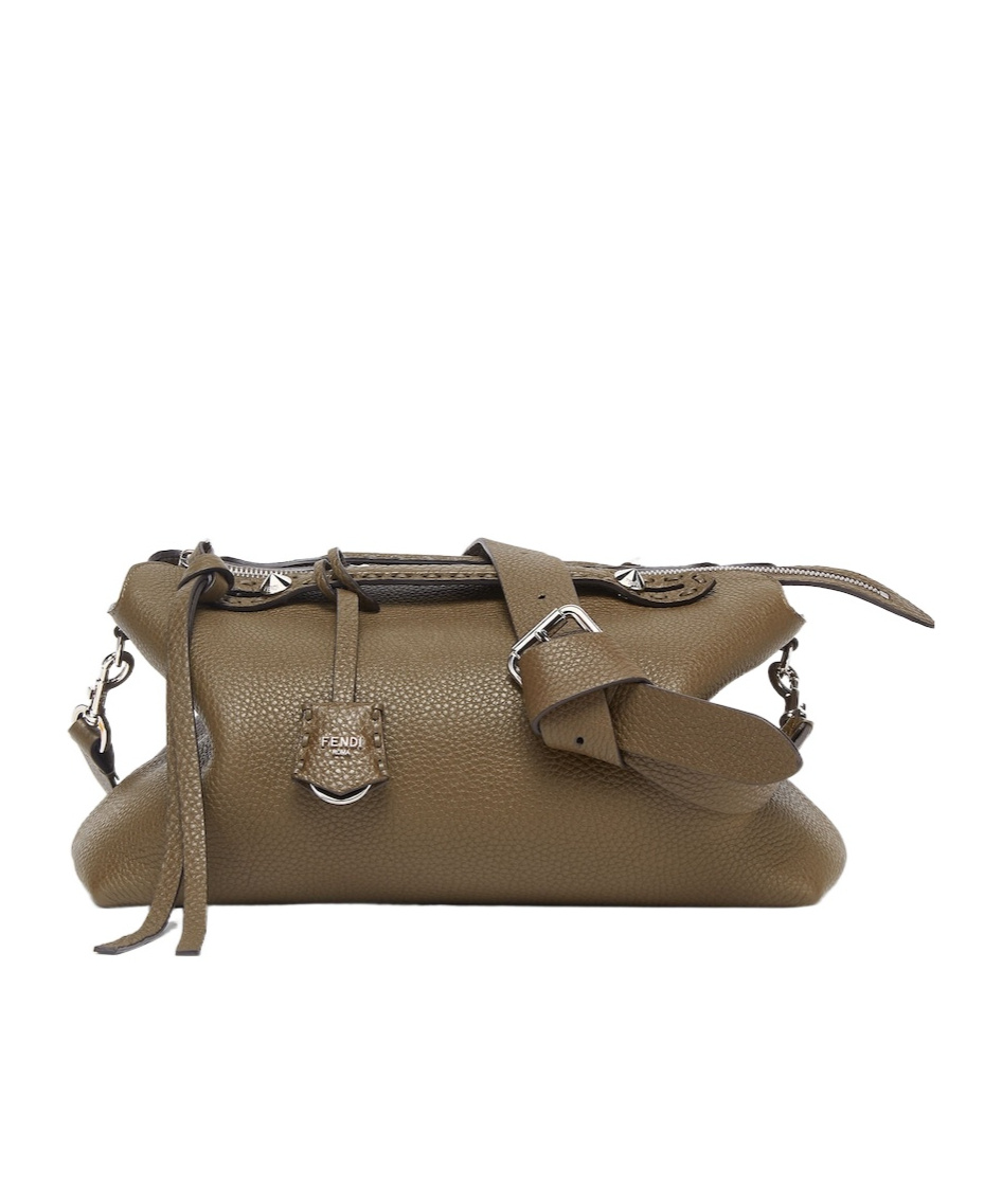 Fendi By The Way Soft Large Selleria Macro In Green