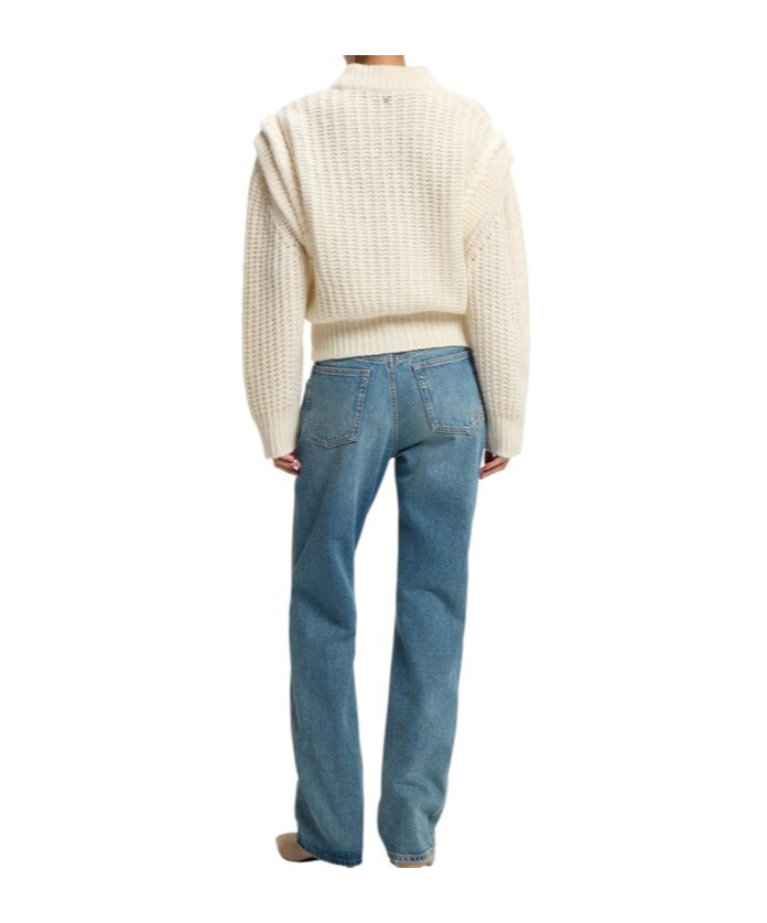 Hugo Boss Fasta Long-sleeve Sweater In Brown