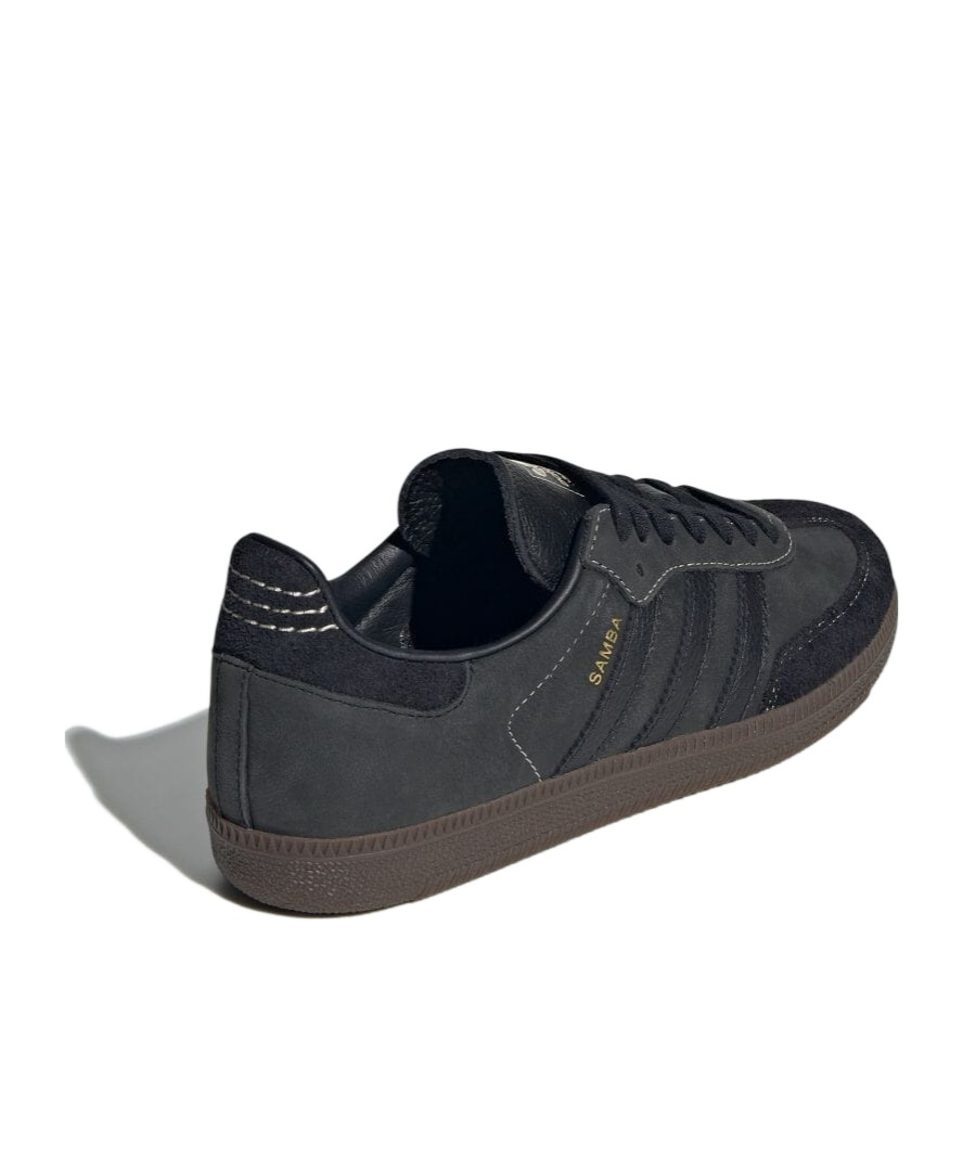 Adidas Originals Samba 'core Black/crystal Sand' Sneakers In Black