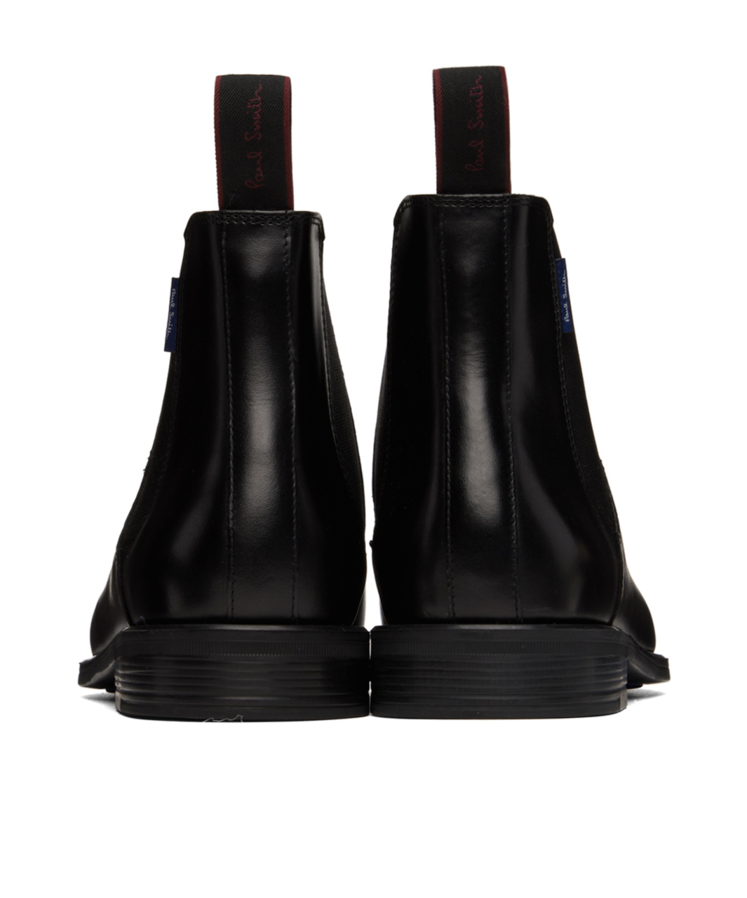 Ps By Paul Smith Leather Cedric Chelsea Short Boots In Black
