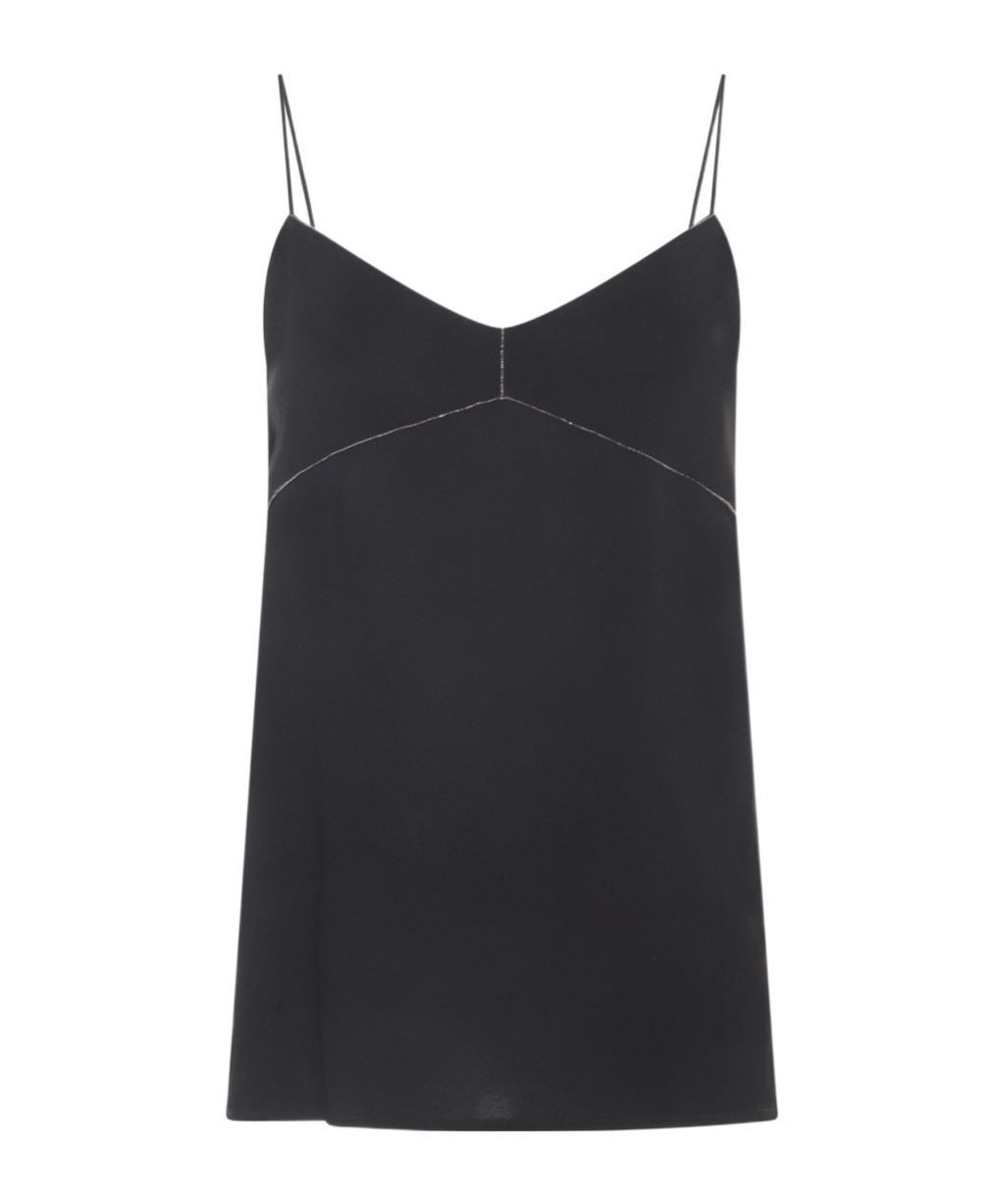 Fabiana Filippi Black Top In Black