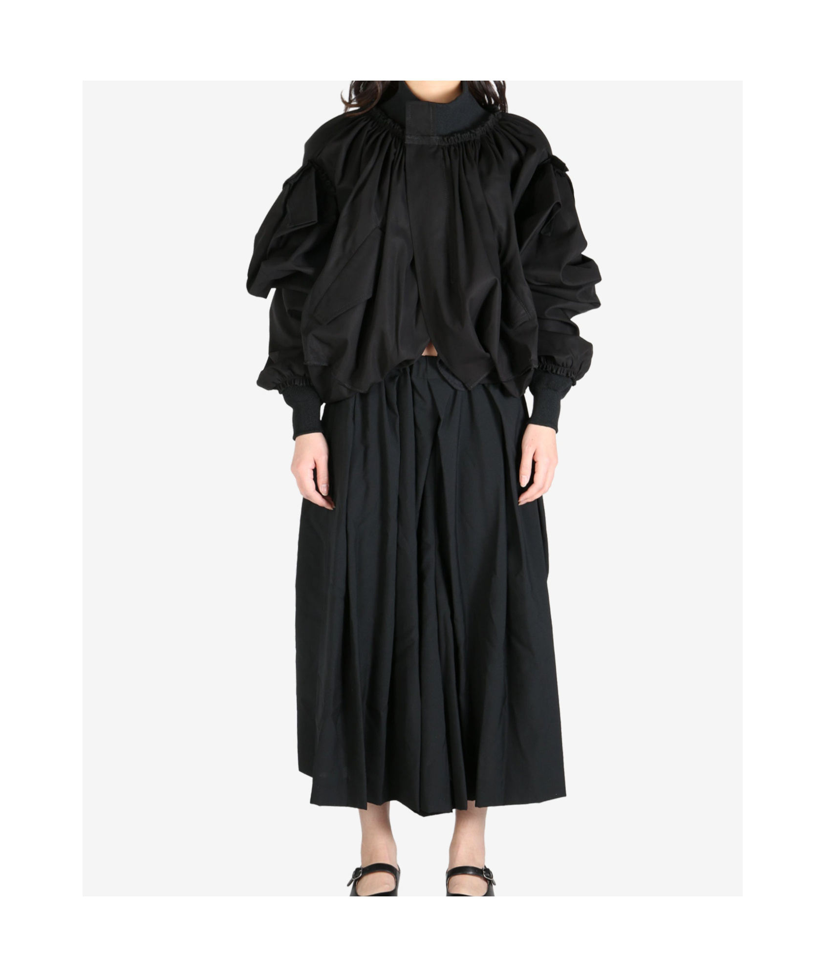 COMME DES GARÇONS DRAPED BLOUSE