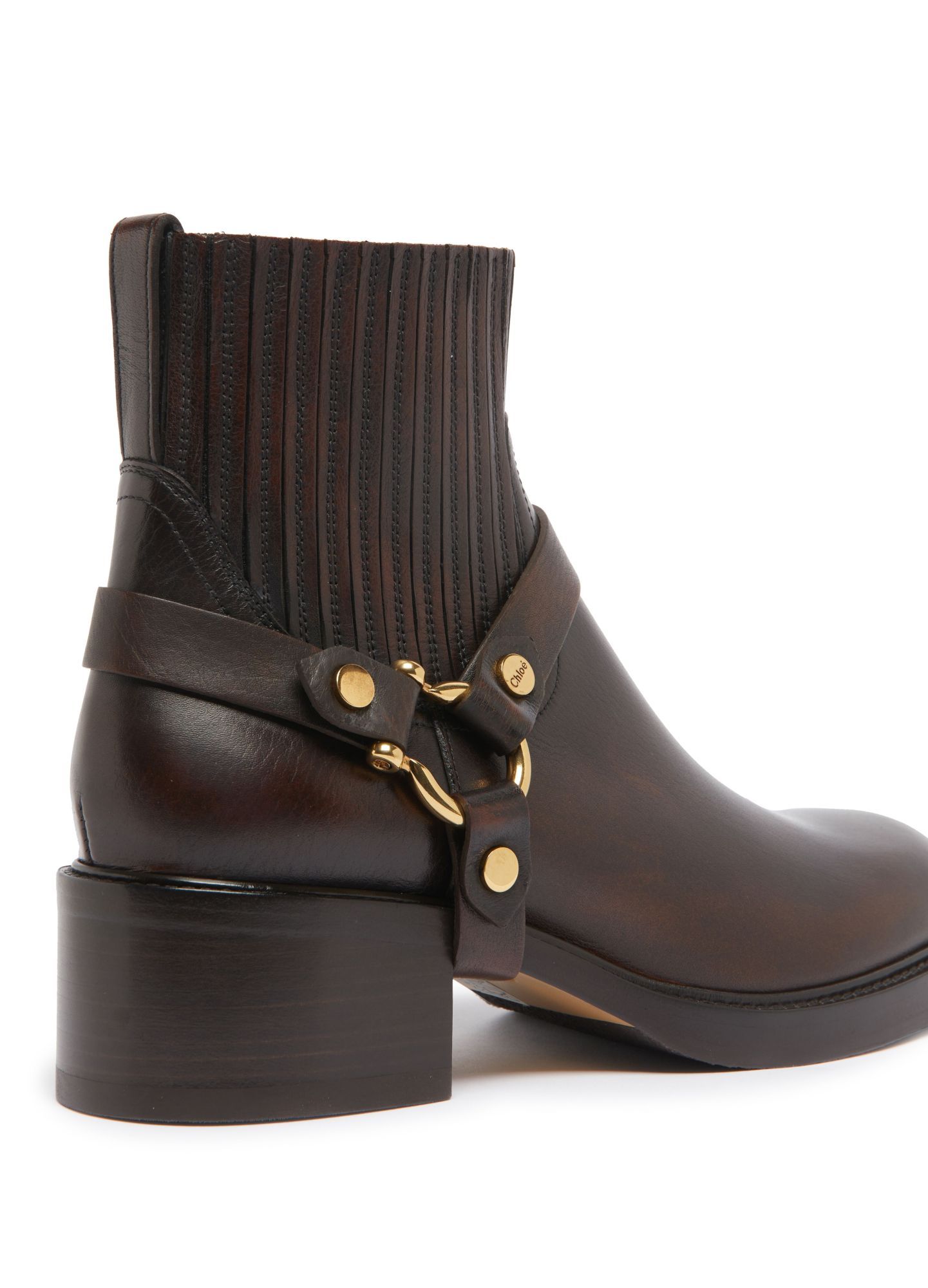 CHLOÉ DAKOTA BUCKLE SHORT BOOTS