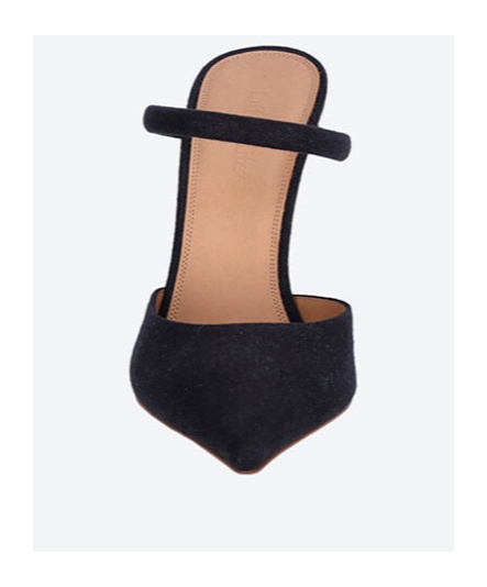 Off-white Woman Sandals Black Size 10 Textile Fibers In Black