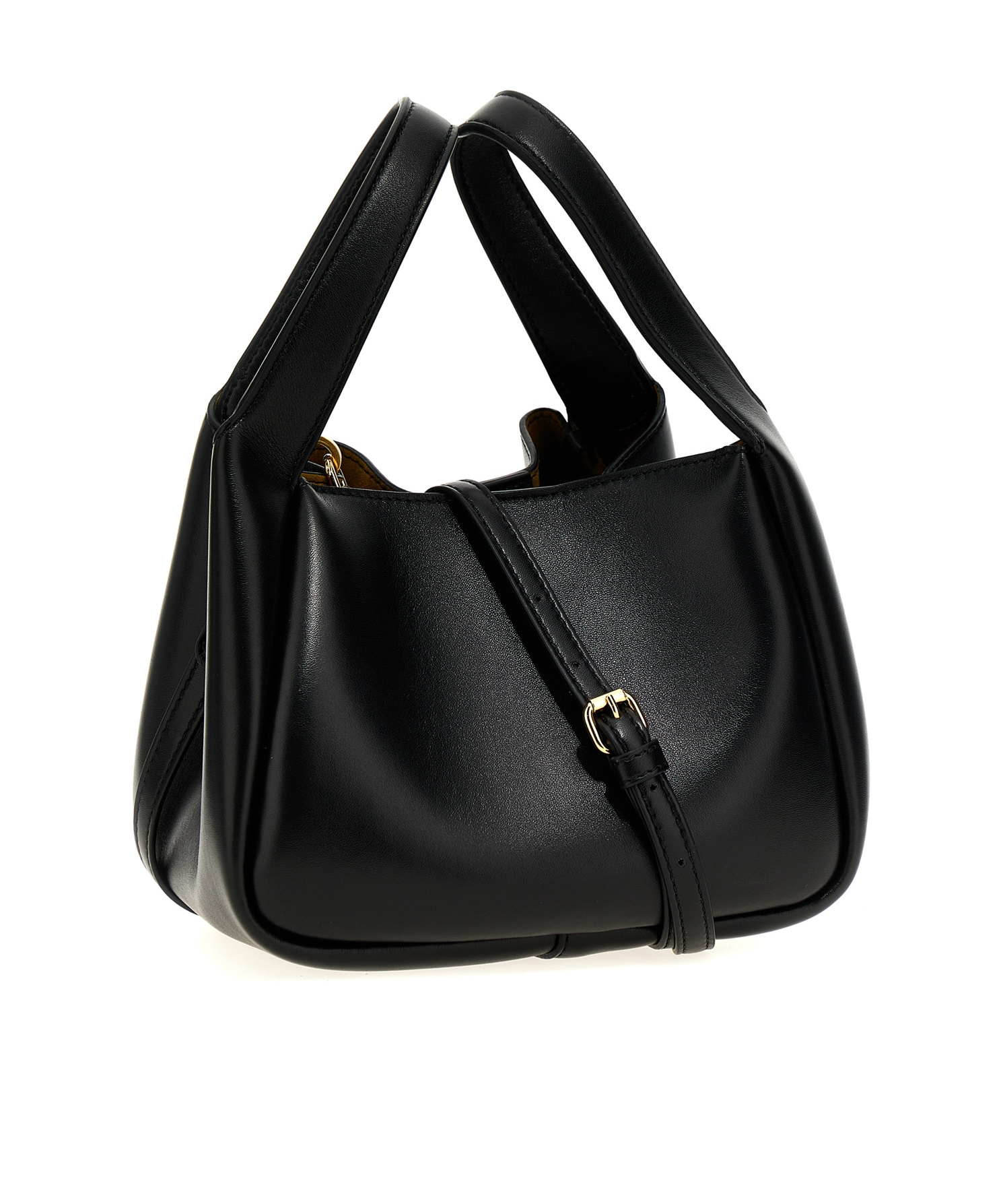 Stella Mccartney Stella Logo Faux-leather Tote Bag In Black