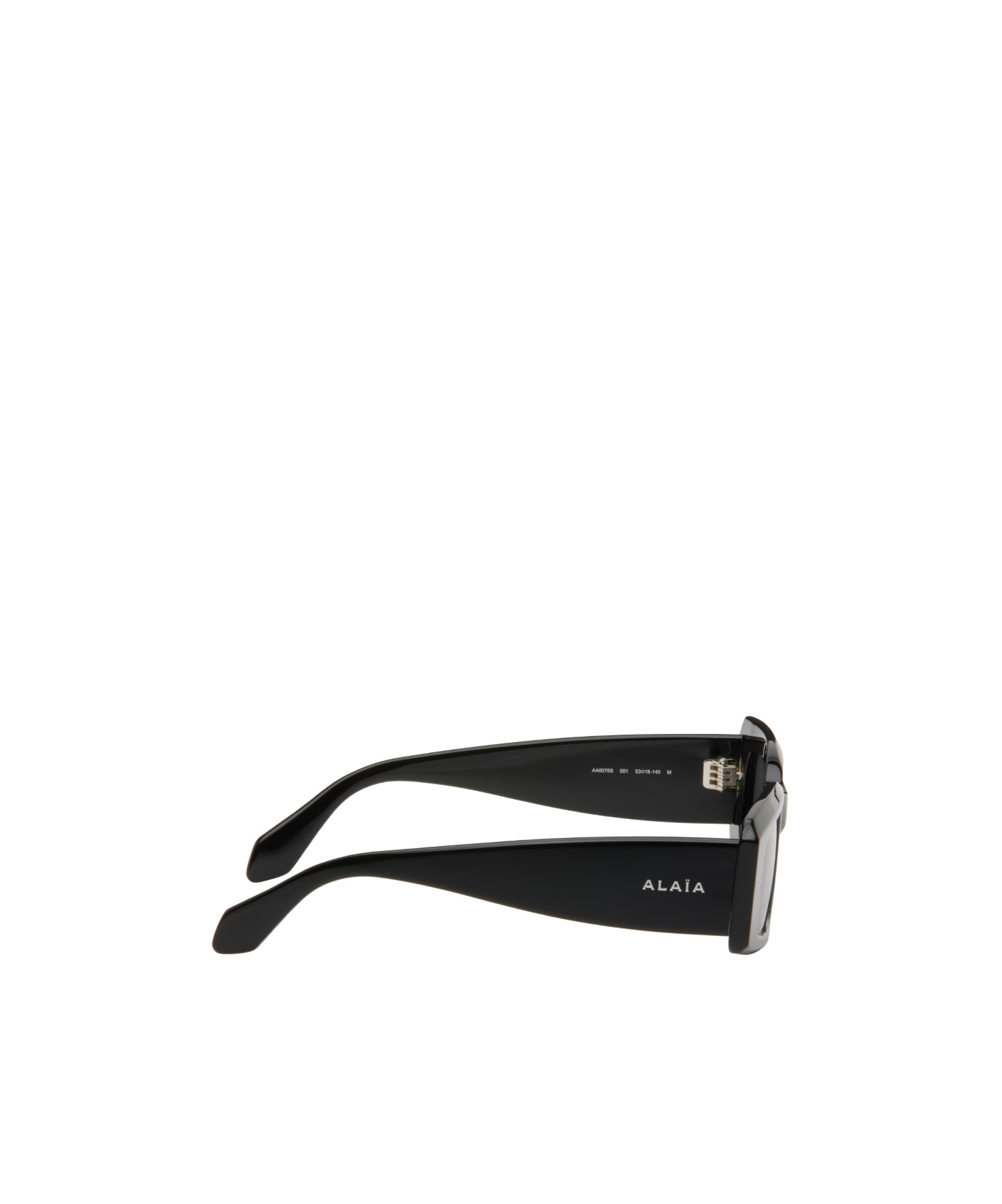 Alaïa Rectangle-frame Sunglasses In Gray