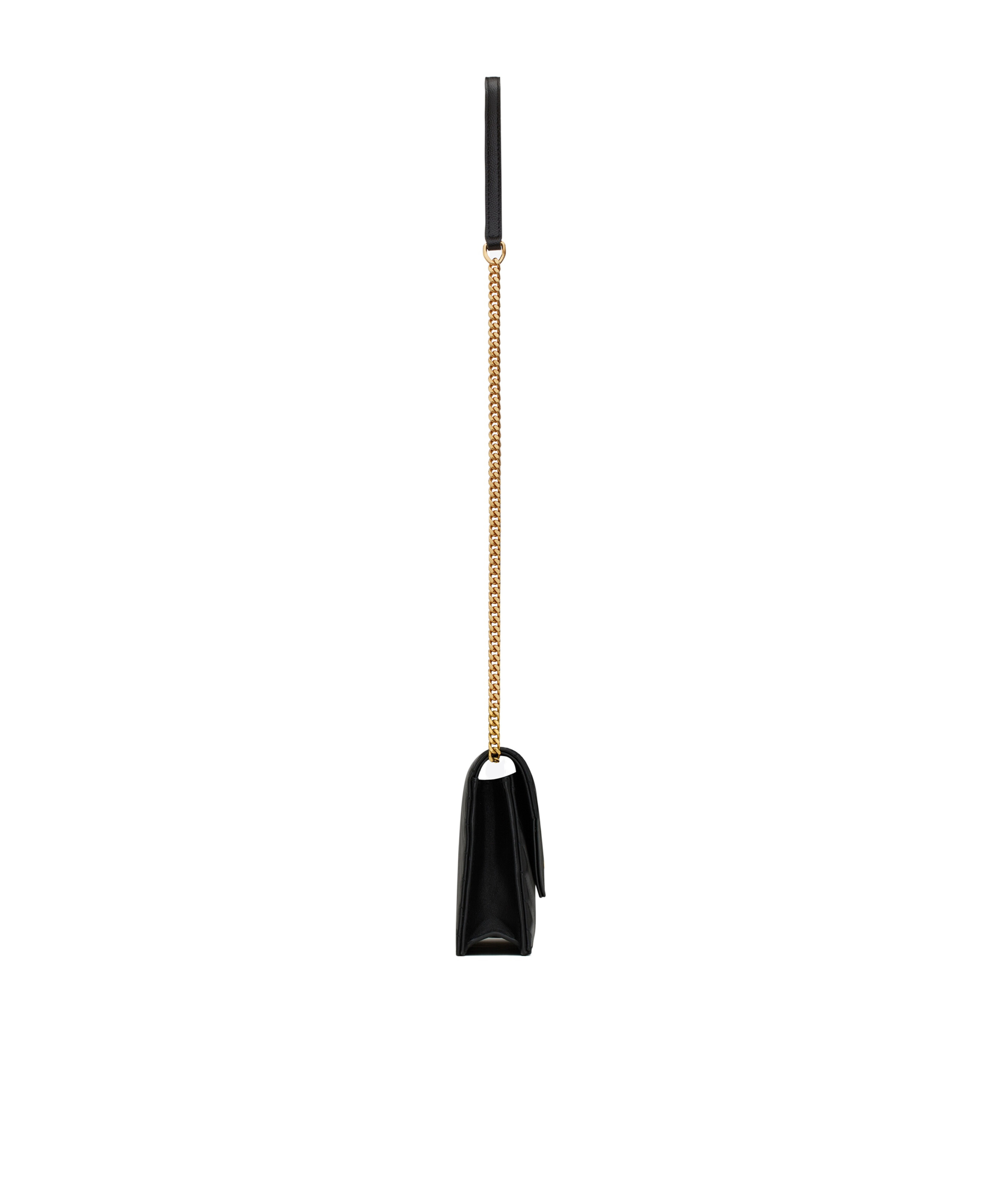 SAINT LAURENT CASSANDRE ENVELOPE CHAIN WALLET IN LAMBSKIN