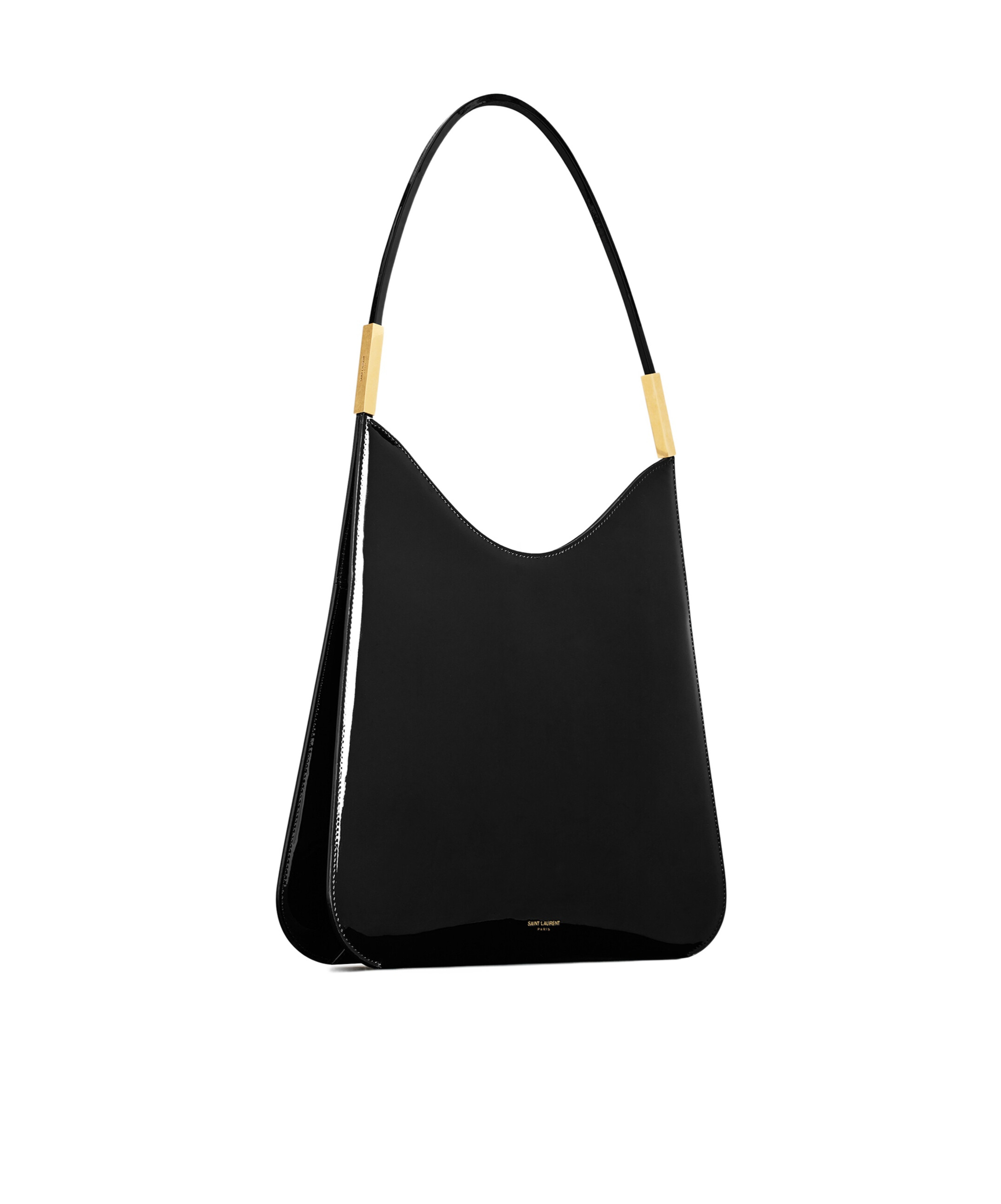 Saint Laurent Sadie Logo-print Tote Bag In Black