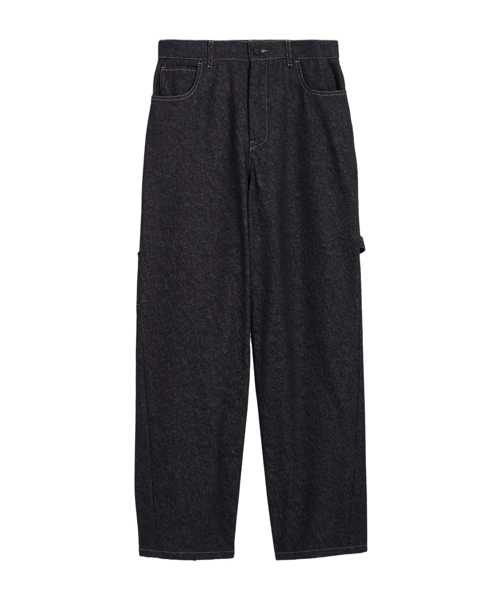 Max Mara High Waist Denim Trousers In Blue